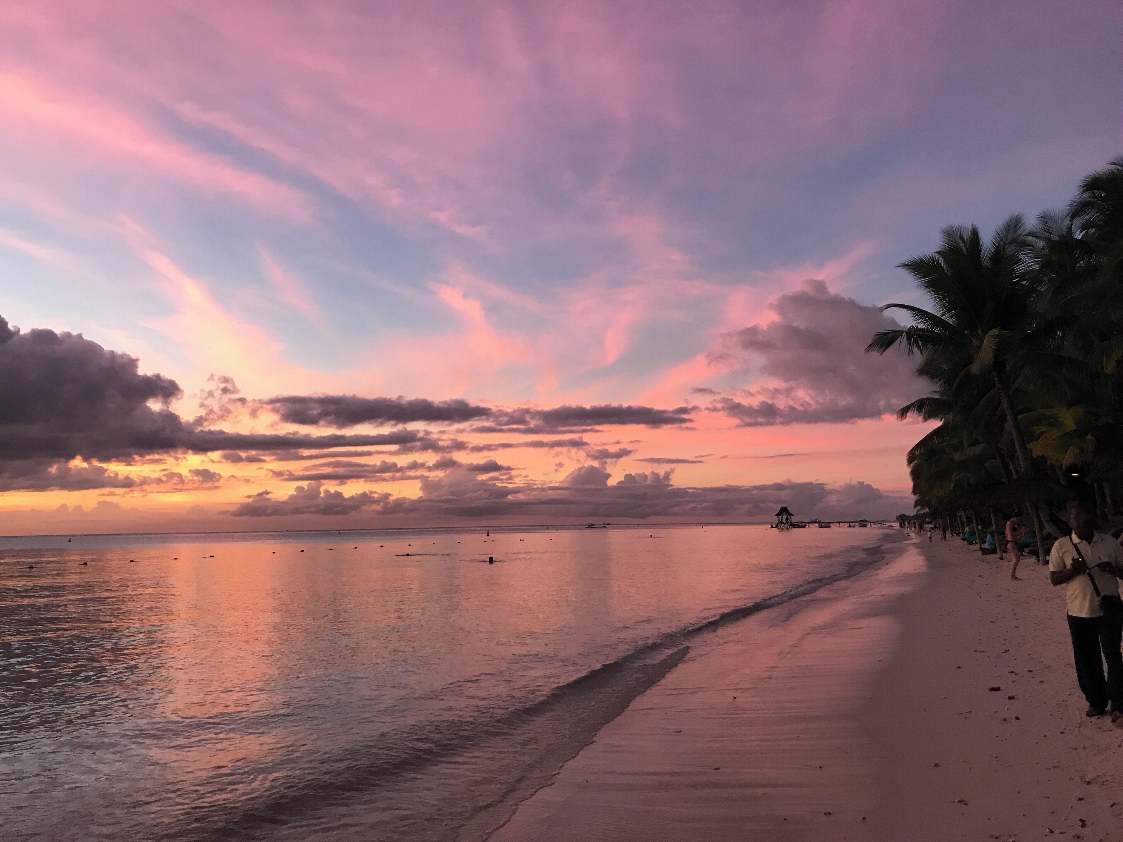 Gorgeous sunset at Trou Aux Biches