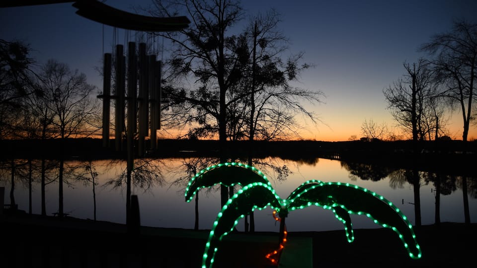Sunset on Lake Oconee in Georgia