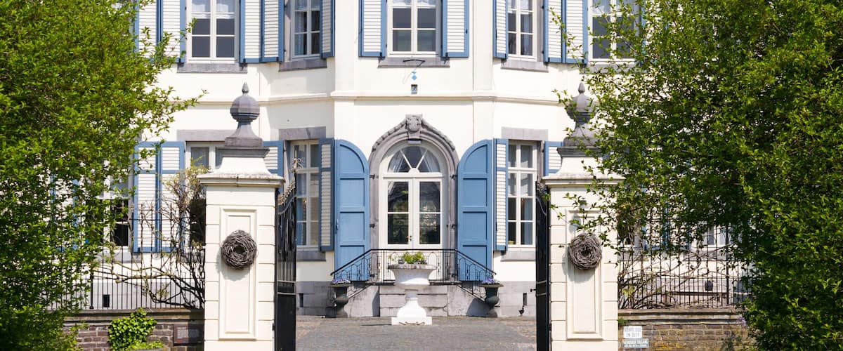 Obbicht Castle in Sittard-Geleen, Limburg, Netherlands