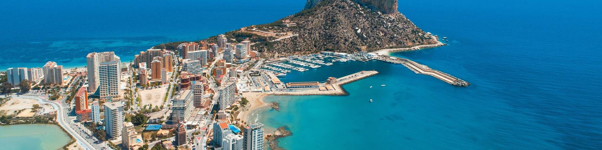 Aerial view of Calpe