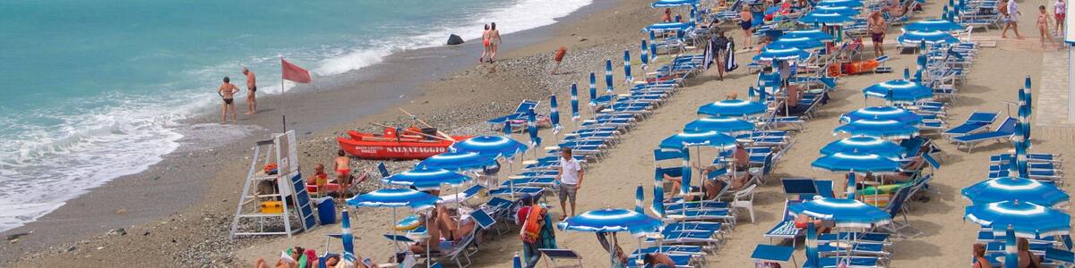 Celle Ligure featuring a coastal town, a luxury hotel or resort and general coastal views
