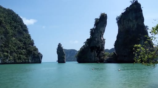 One of the islands seen during a Phan Nga Bay Boat Tour