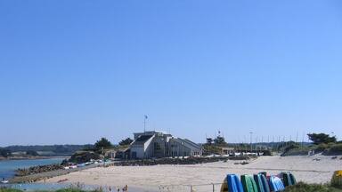 Ăle-Grande quartier de Pleumeur-Bodou dans les CĂŽtes-d'Armor Bretagne