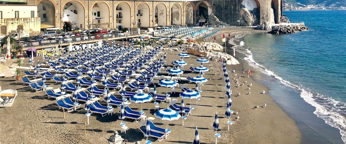 A more cost effective place to stay at the Amalfi Coast - a 10 minute walk to get to Amalfi from Atrani via the pedestrian tunnel.