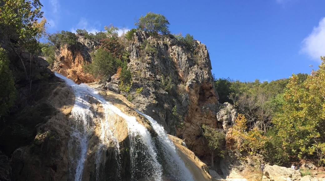 Once the weather brings on the "winter rate" at Turner Falls it is a great place to stop and take a break from the road just off of I-35 (via 77) in Oklahoma.