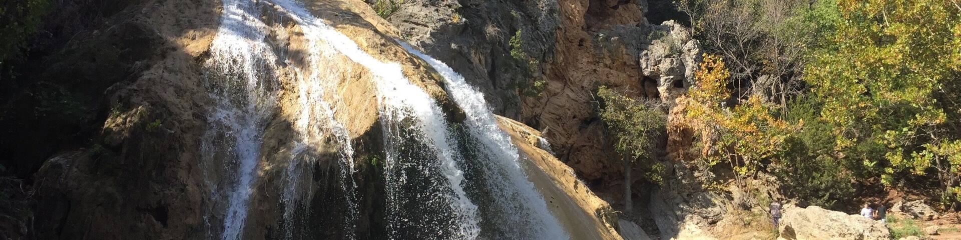 Once the weather brings on the "winter rate" at Turner Falls it is a great place to stop and take a break from the road just off of I-35 (via 77) in Oklahoma.