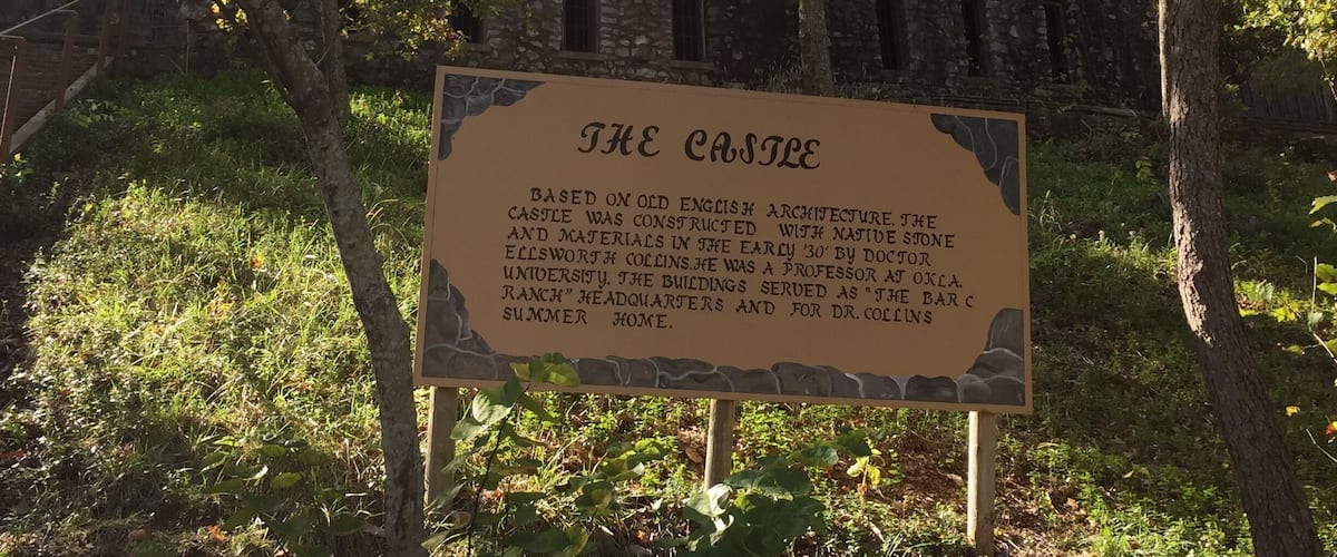 Exploring the many steep staired, low ceilinged twists and turns of the Collins Castle is a must at Turner Falls.