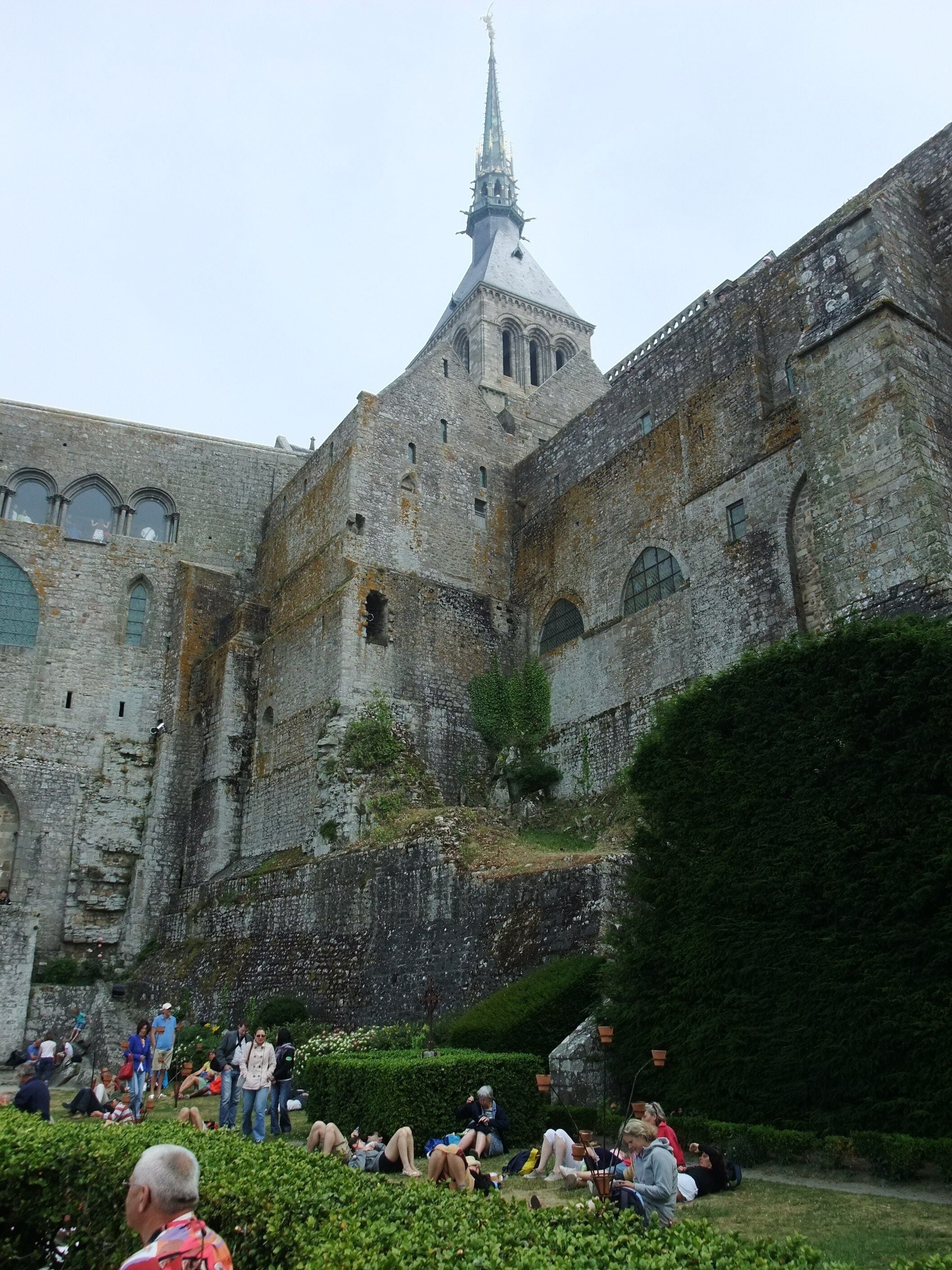 Exterior of the Abbey Mont-Saint-Michel, France