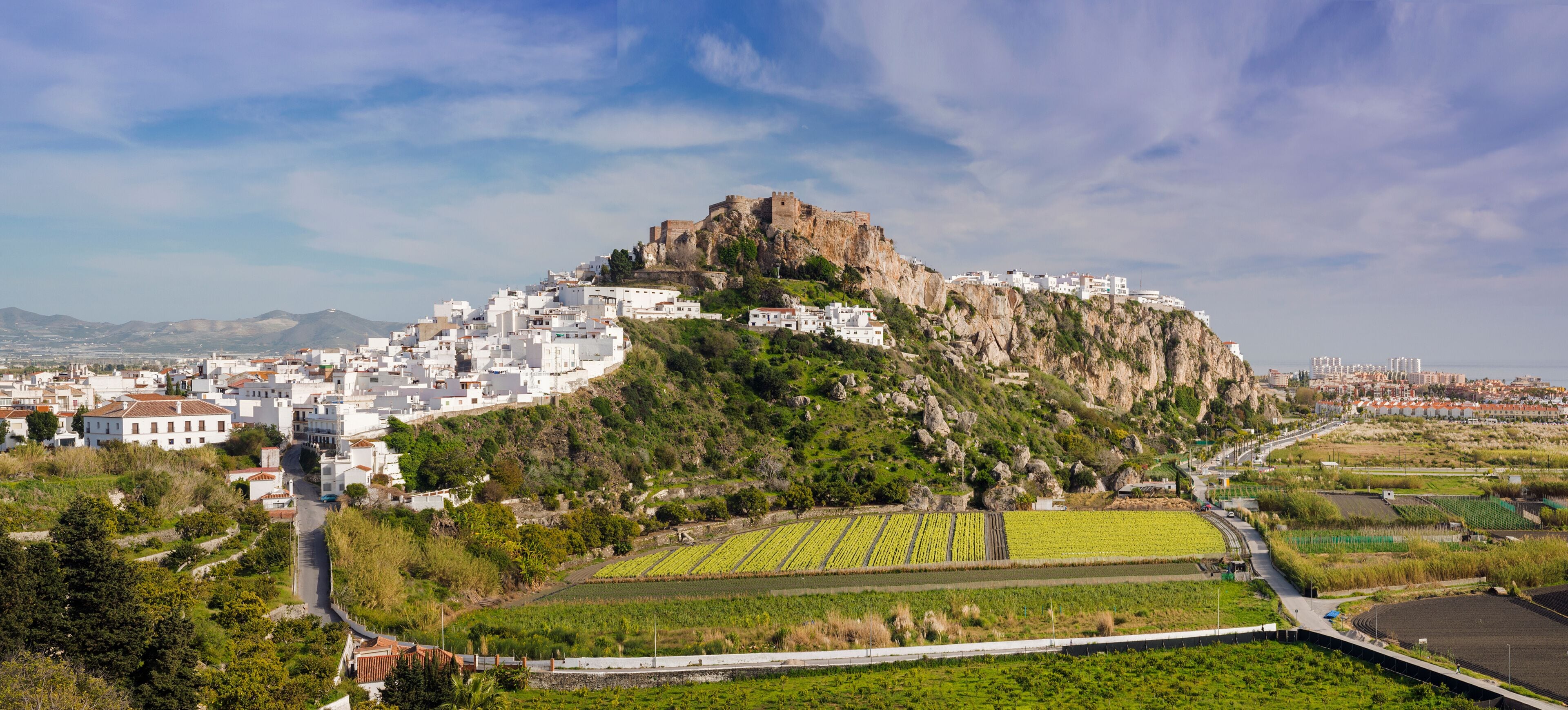 Townscape, Salobrena, Granada, Andalusia, Spain