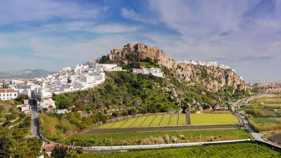 Townscape, Salobrena, Granada, Andalusia, Spain