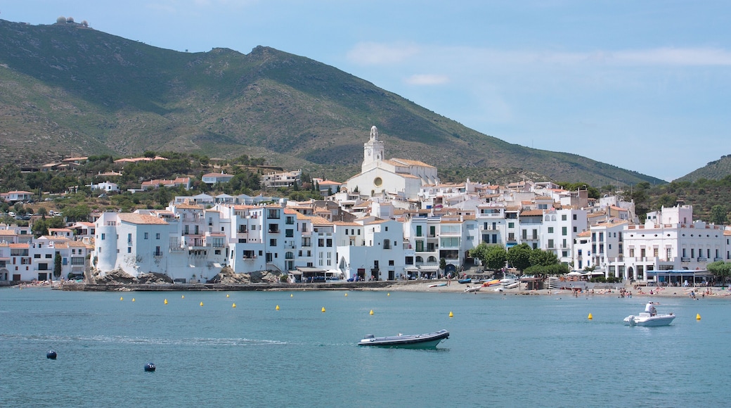 Cadaques, a small coastal town, is the people of the Catalan painter Salvador Dali. The Church of Cadaques is a symbol in the village. Costa Brava, Spain