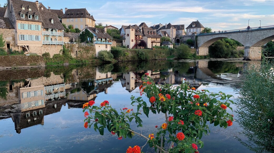 Superbes bâtisses d’argentat sur Dordogne
