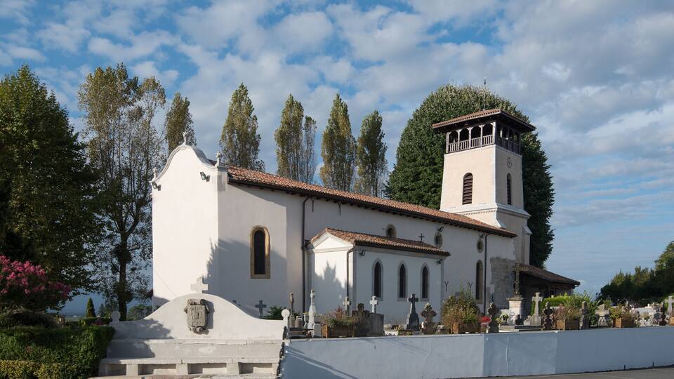 L'église d'Arcangues au Pays Basque