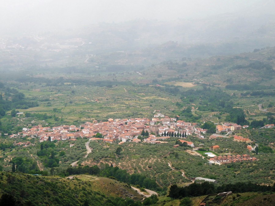 View of San Esteban del Valle, Ávila, Spain.