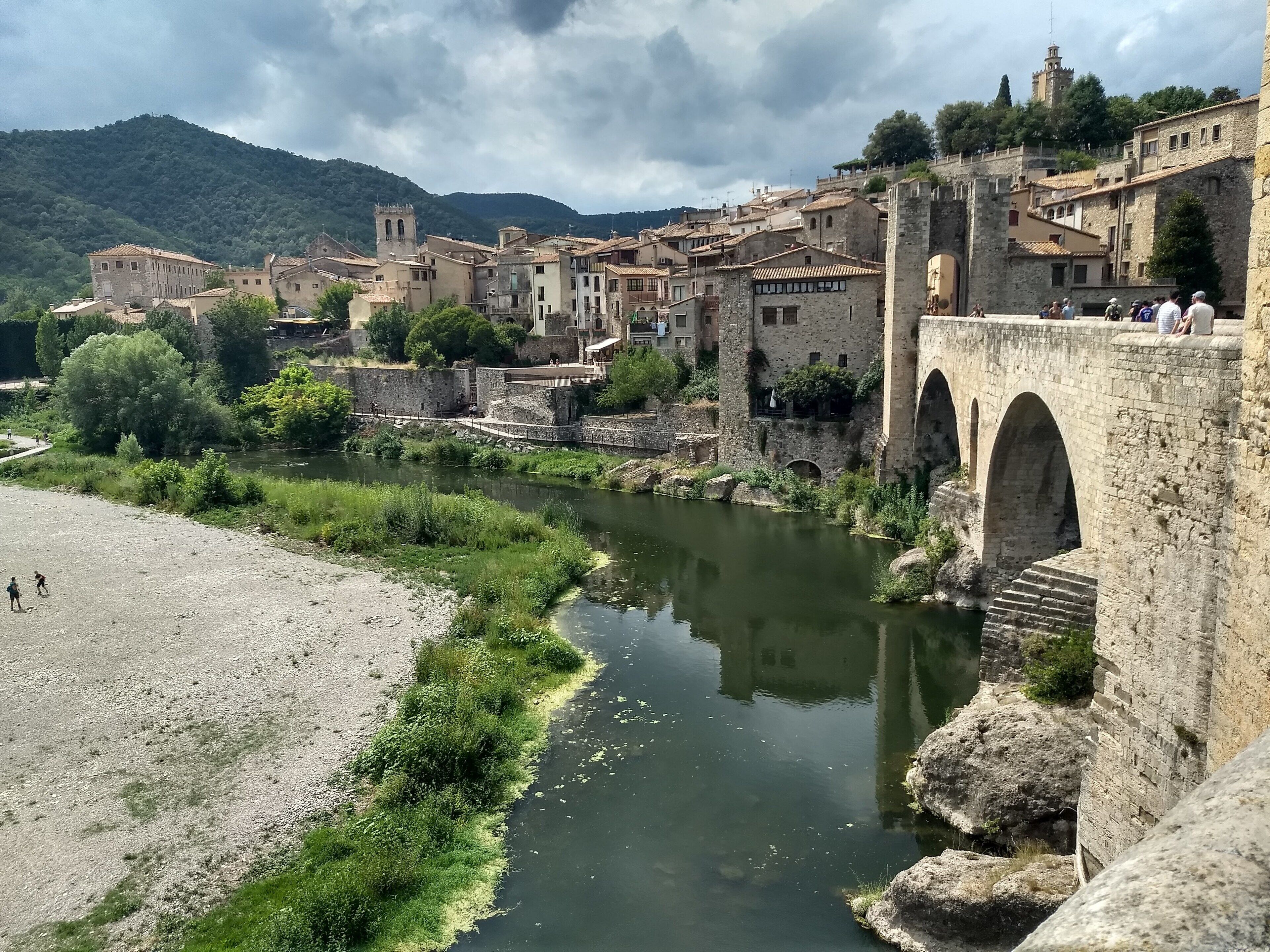 Beautiful medieval town Besalu but very touristic.
