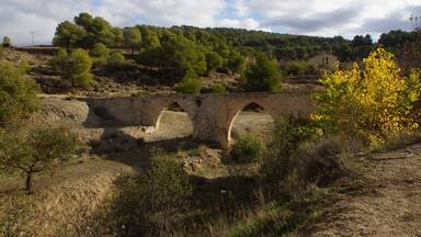 Biar, Valencian Country: Aqueduct, western side