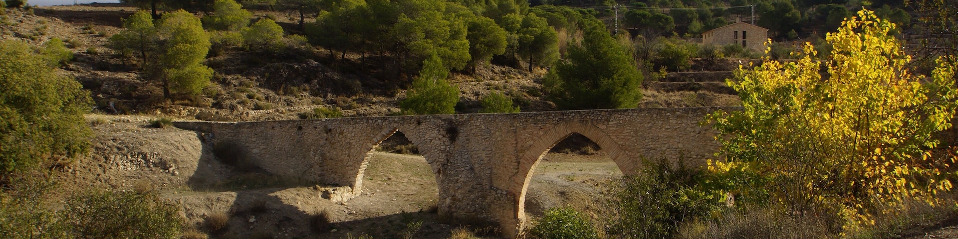 Biar, Valencian Country: Aqueduct, western side