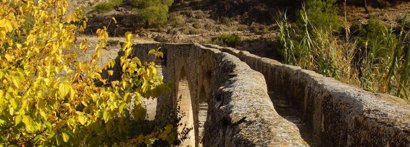 Biar, Valencian Country: Aqueduct, from the upper side