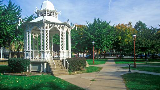 White Pagoda built in 1877 in Washington Park, Dubuque, IA