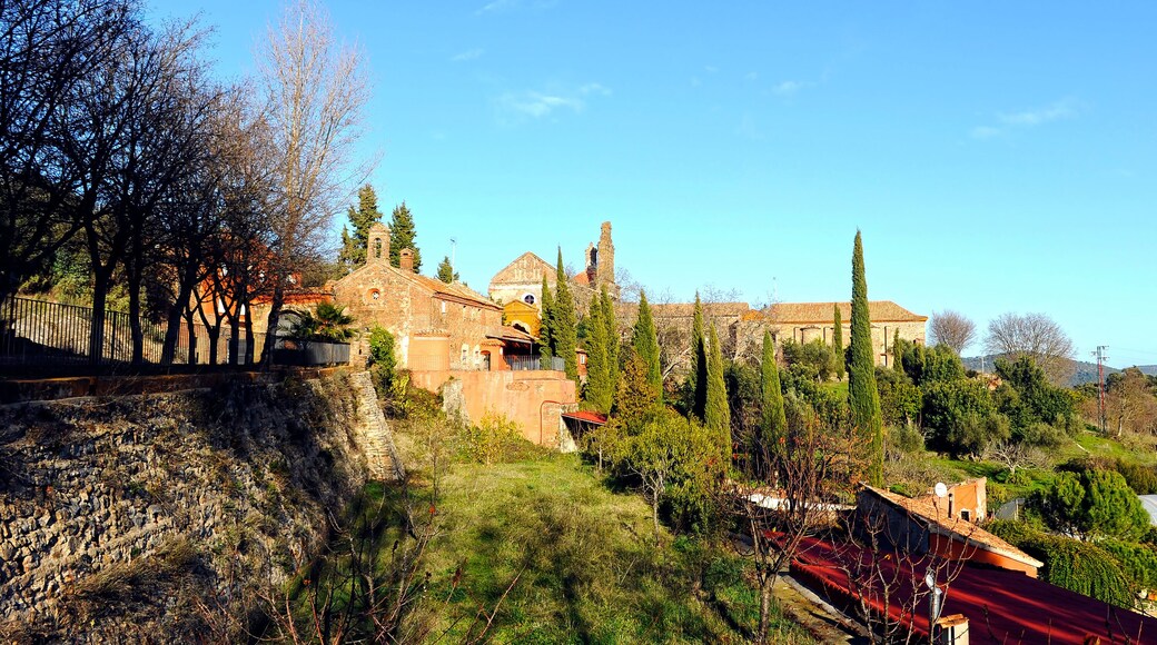 Panoramica de la Cartuja de Cazalla de la Sierra, Sevilla, España
