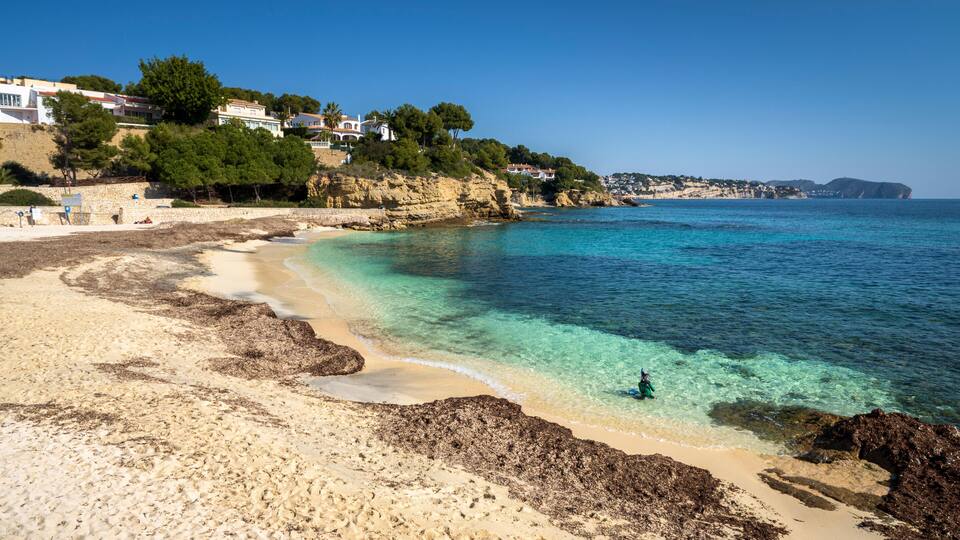 PG7H2N Cala Fustera in Benissa (Alicante - Spain).