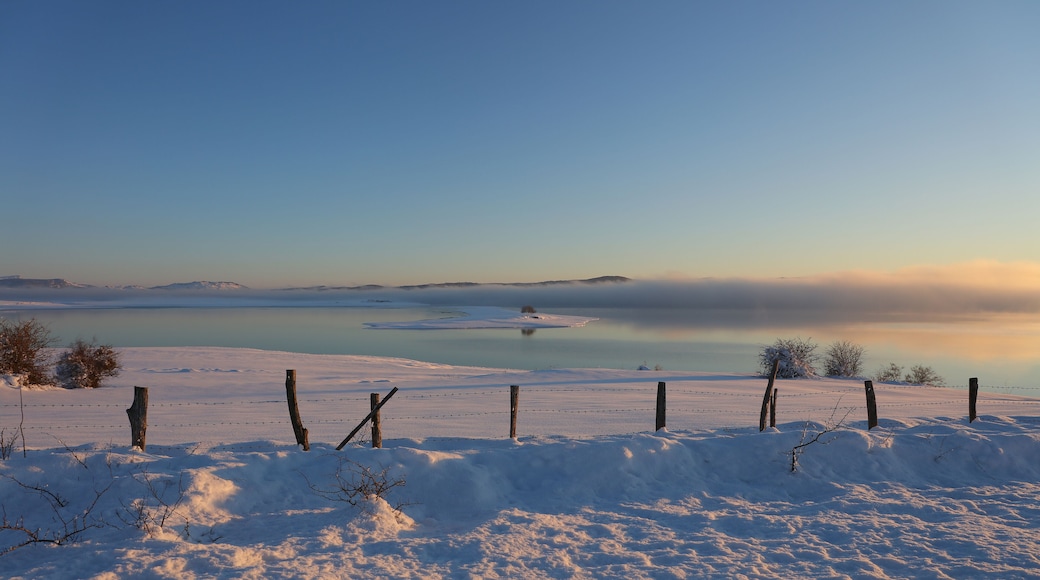 Esta foto fue tomada en el Embalse del Ebro, Campoo, en la provincia de Cantabria, España