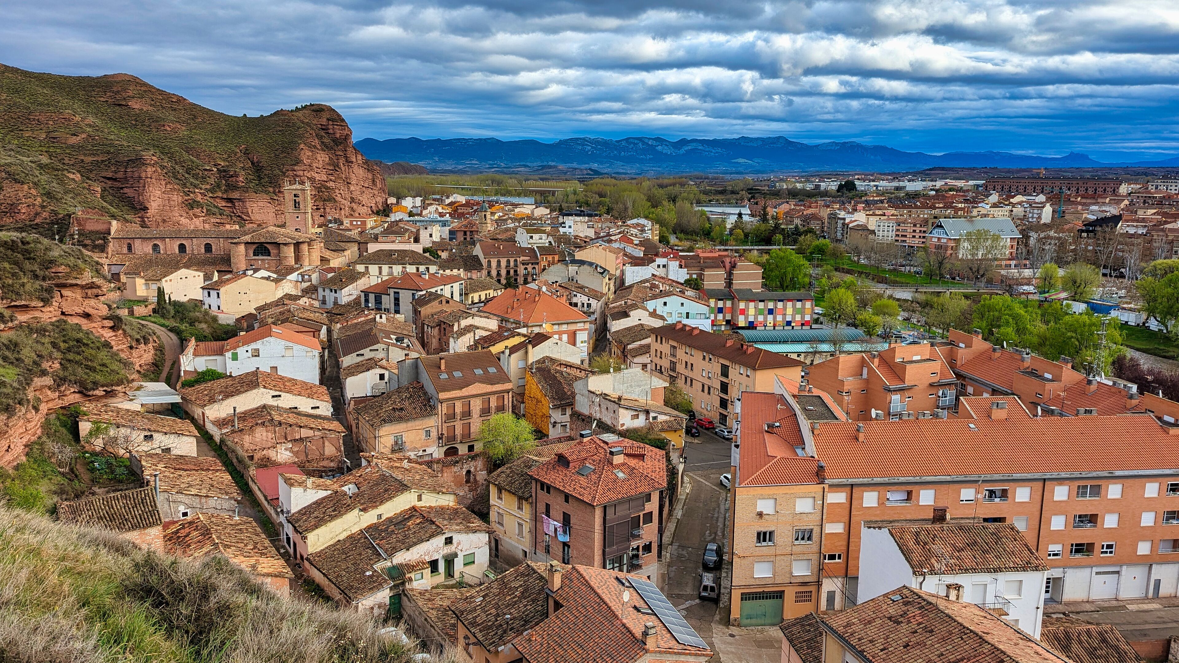 Najera village and Monastery of Santa Maria la Real, La Rioja, Spain