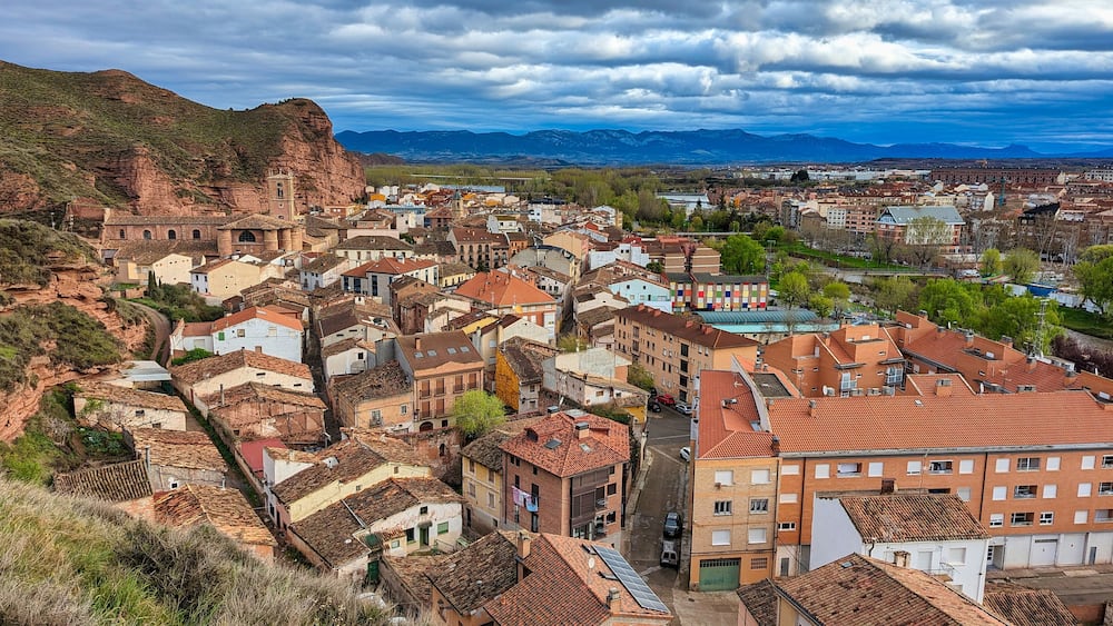 Najera village and Monastery of Santa Maria la Real, La Rioja, Spain