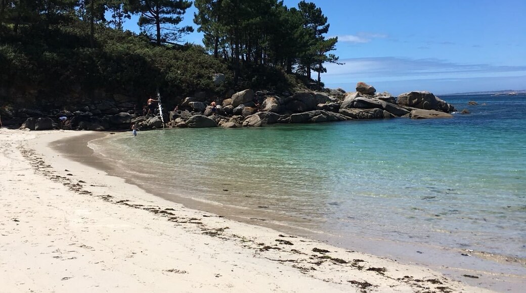 Lonely and almost secret idyllic beach in O Grove #WeLoveOurMarkets #lifeatexpedia