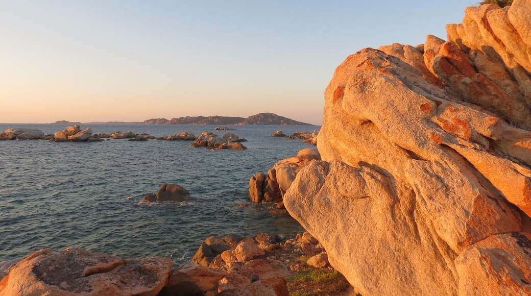 At the tip of Sardinia (Sardegna) Italy not on the tourist map but definetly the best spot for nature lover like me.. serene and undeveloped beach. #GoldenHour #Waterlust #BeachBound