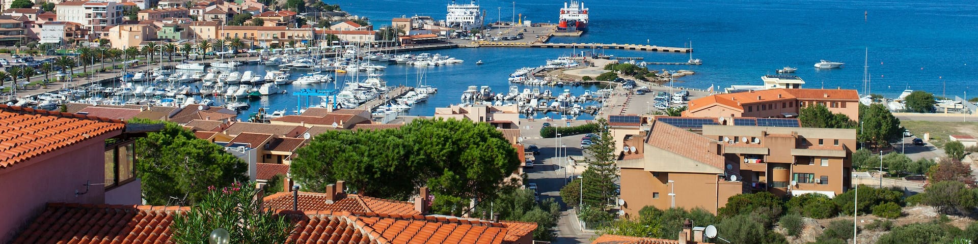 Afternoon in Palau port, Sardinia.