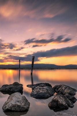 Sunset around Le Barcares in South of France #BvSWater
