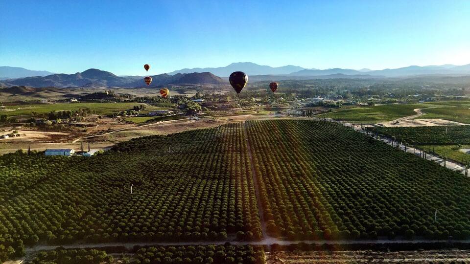 It's hard to beat hot-air ballooning over San Diego's wine country in Temecula.
#lifeatexpedia
#weloveourmarkets
#AMER
#California
#wine