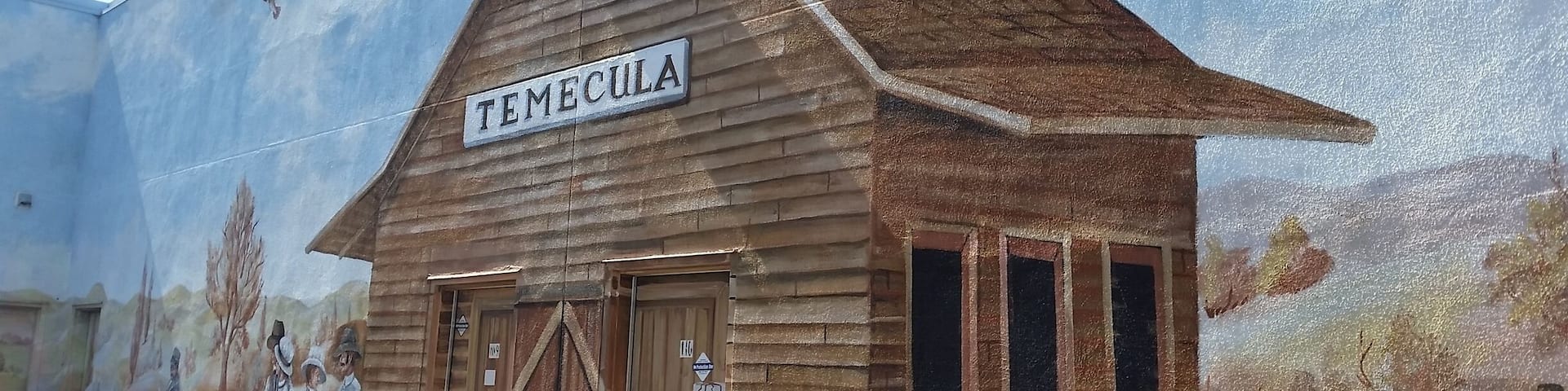 The Old Town Mercantile building has murals of Old Temecula on its outsides. The Mercantile (The Merc) is one of Temecula's original buildings and has been restored. It is now being used as the Community Theater.
#UStravel #roadtrip #history #OldWest #sightseeing