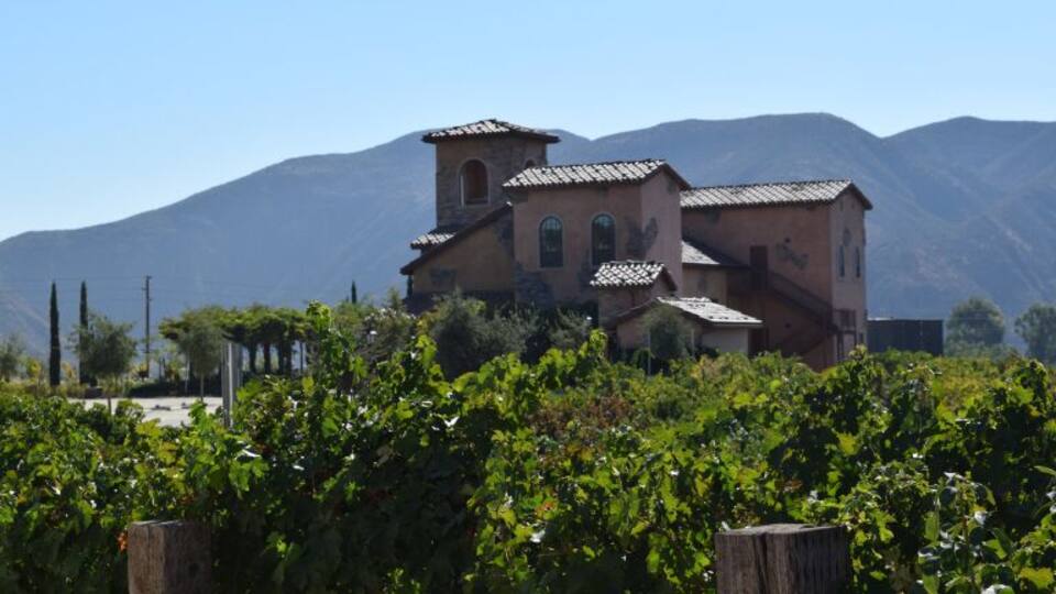 We loved the Tuscan feel of the wineries in Temecula, California.