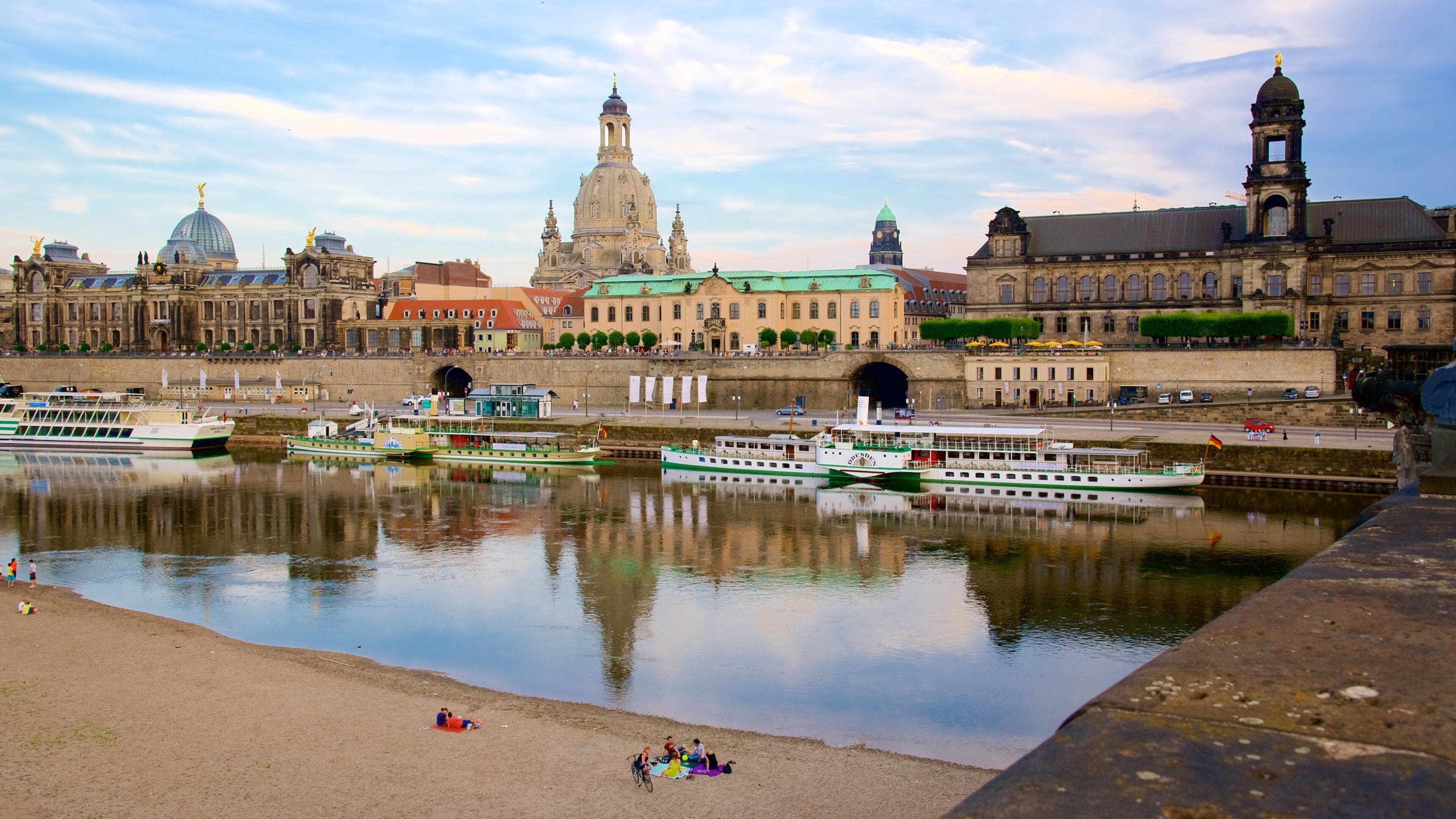 Dresden featuring a river or creek and a city