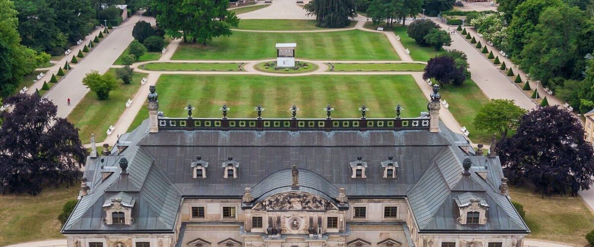 The Großer Garten is a baroque style park in central Dresden. It is rectangular in shape and covers about 1.8 km². Originally established in 1676 on the orders of John George III, Elector of Saxony, it has been a public garden since 1814.