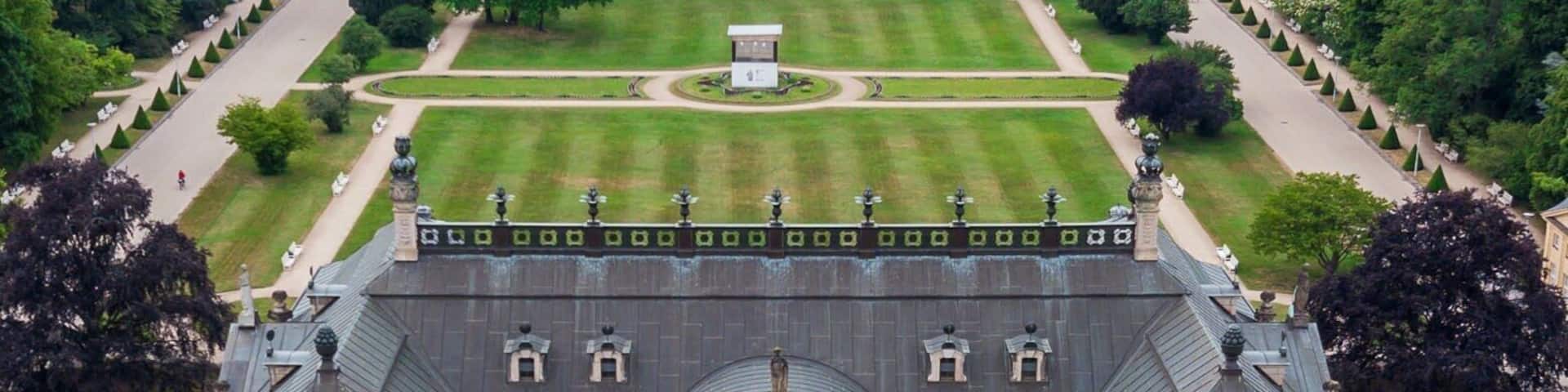 The Großer Garten is a baroque style park in central Dresden. It is rectangular in shape and covers about 1.8 km². Originally established in 1676 on the orders of John George III, Elector of Saxony, it has been a public garden since 1814.