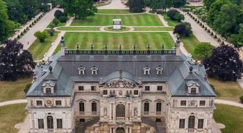 The Großer Garten is a baroque style park in central Dresden. It is rectangular in shape and covers about 1.8 km². Originally established in 1676 on the orders of John George III, Elector of Saxony, it has been a public garden since 1814.