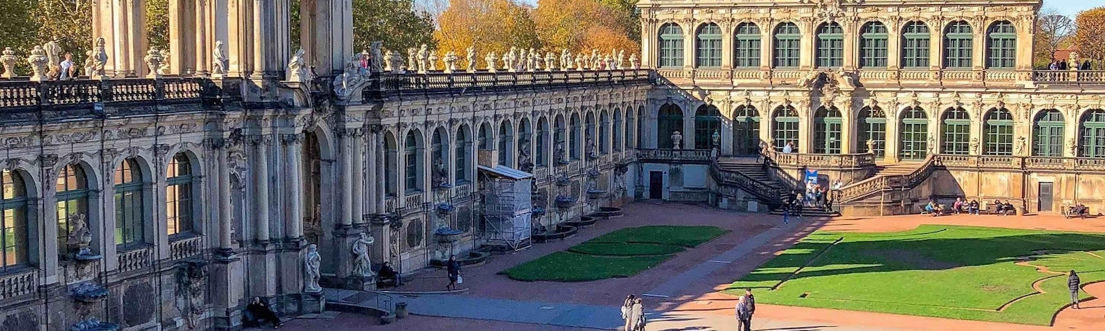 Baroque Zwinger Palace of Dresden, Germany