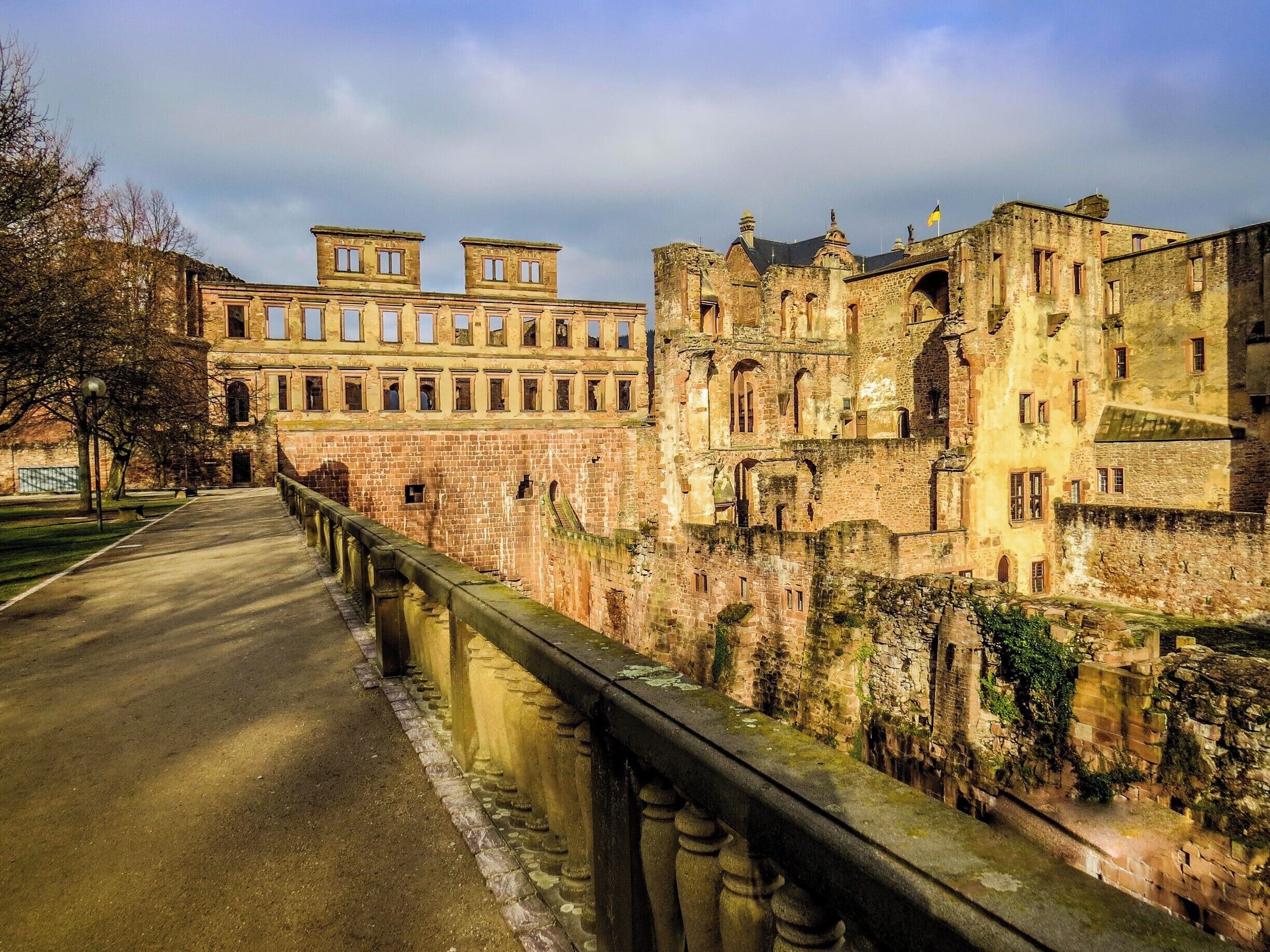 Ruins of Heidelberg Castle, Germany.