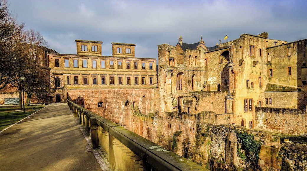 Ruins of Heidelberg Castle, Germany.