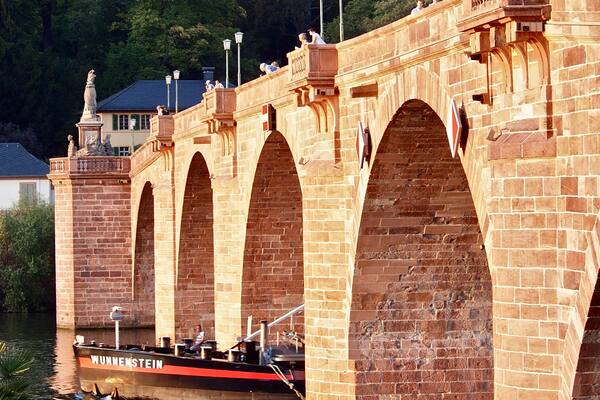 Alte Brücke, Heidelberg, Germany.