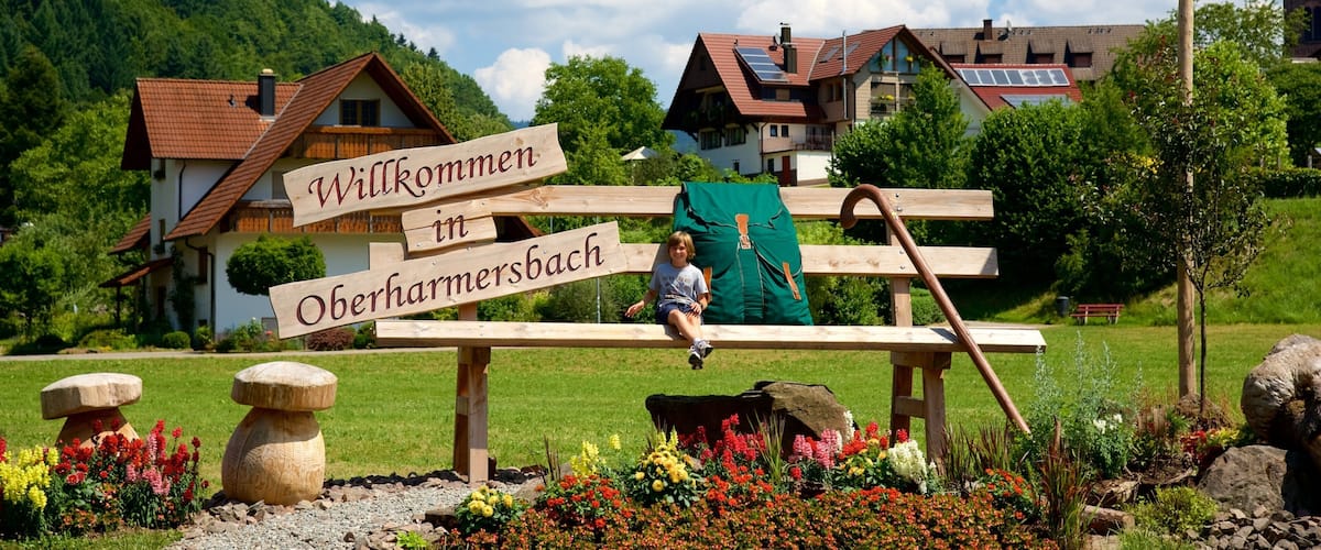 Baden-Wuerttemberg showing signage and a small town or village