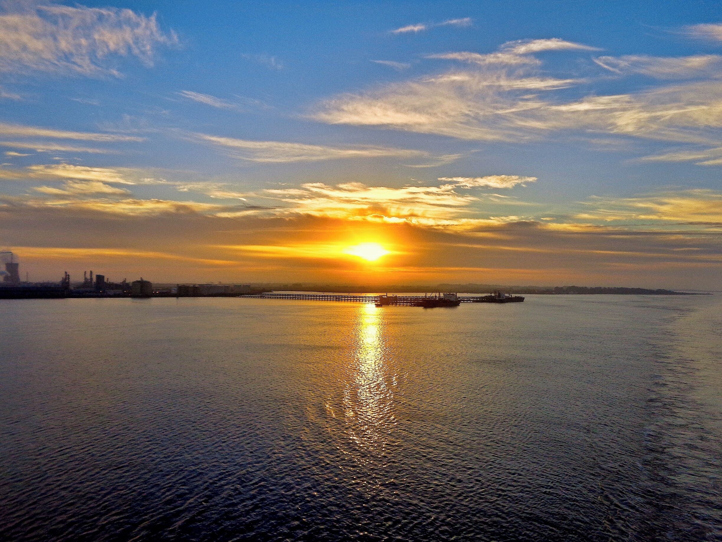 #GoldenHour

The view from a ferry while sat waiting to leave from Rotterdam back to the UK