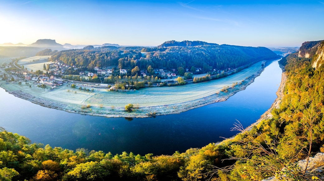view at the famous bastei hills