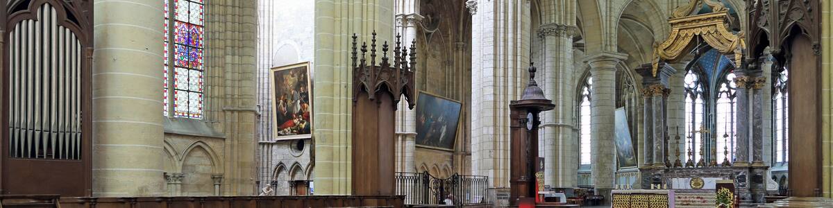 Châlons-en-Champagne (Marne department, France): interior of Saint Étienne cathedral