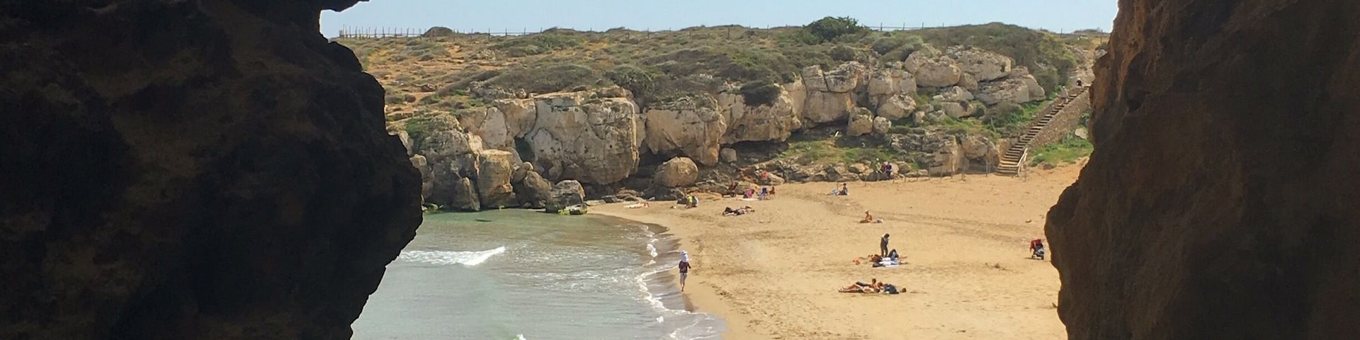 Spiaggia di Cala Mosche. One of the many slightly hidden beaches of south-eastern Sicily
