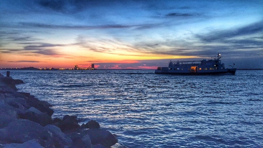 Jackson Street Pier is a great place to catch a sunset or the Pelee Islander ferry to, oddly enough, Pelee Island, Canada. Great place to have a little island winery adventure just across the border. #WeekendGetaway