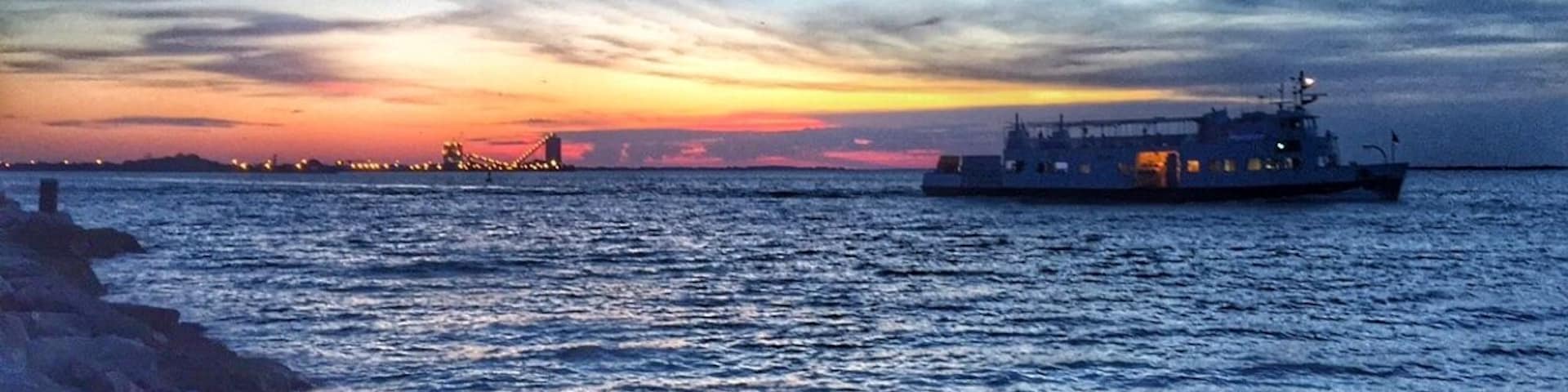 Jackson Street Pier is a great place to catch a sunset or the Pelee Islander ferry to, oddly enough, Pelee Island, Canada. Great place to have a little island winery adventure just across the border. #WeekendGetaway